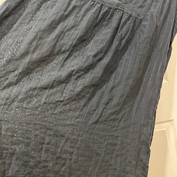 Jigsaw Women's Sleeveless Black Dress Size 12, Striped Summer Casual‎ - Picture 5 of 9